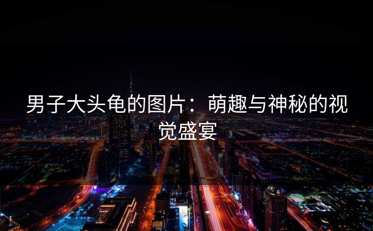 男子大头龟的图片：萌趣与神秘的视觉盛宴